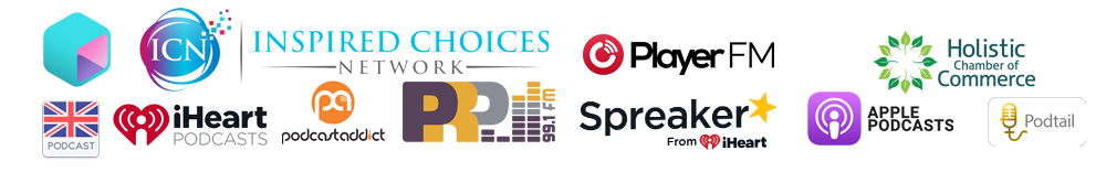 as heard on podcast logos Podcasts featuring Dotty Scott, Best Selling Author
